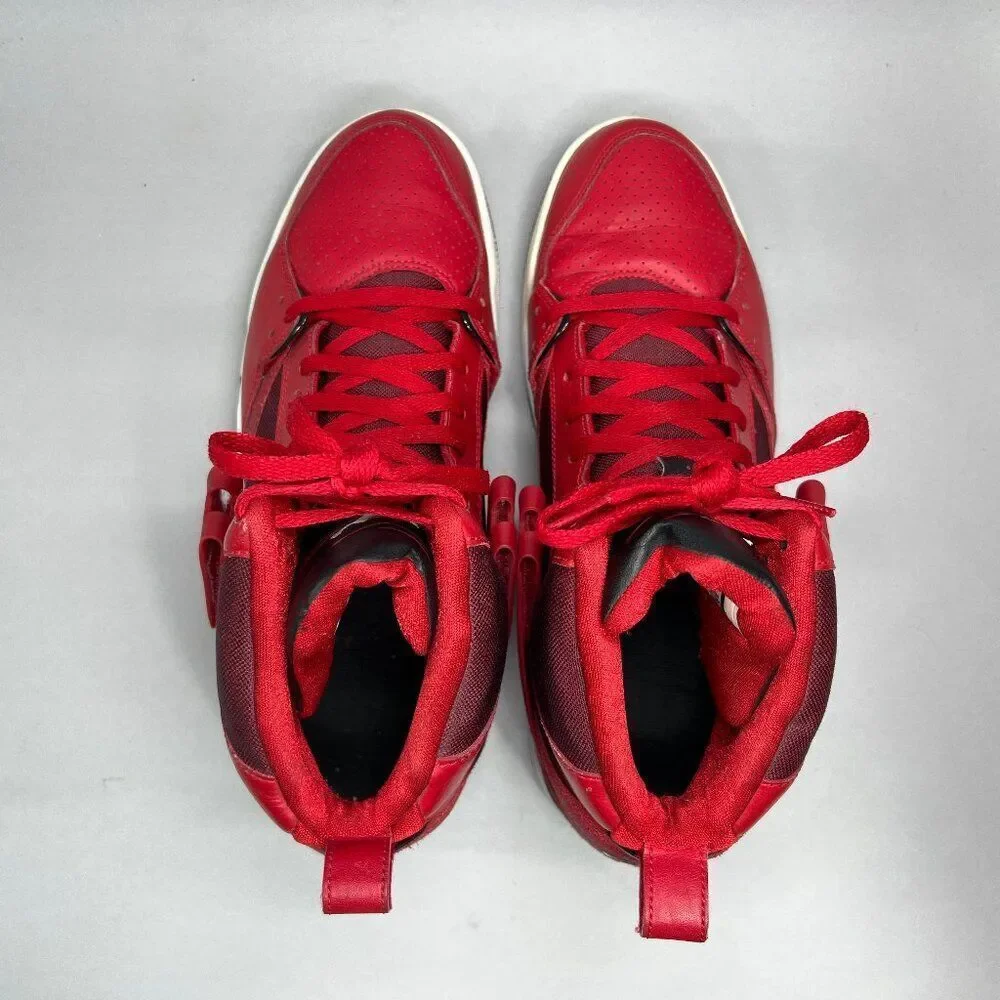 Jordan Flight 45 Shoes Men's Size 11.5 Red High Top‎ Retro Basketball Sneakers